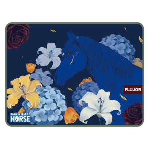 Snowflake Fabric Gaming Mouse Pad