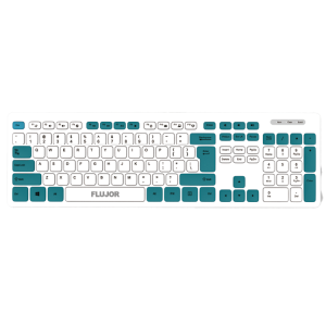 109 Key Wired Membrane Office Keyboard (w/Hair-Line Panel)