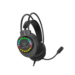 USB Gaming Headset Dual Fabric Head Beam
