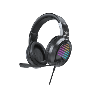 USB Gaming Headset Leather Head Beam